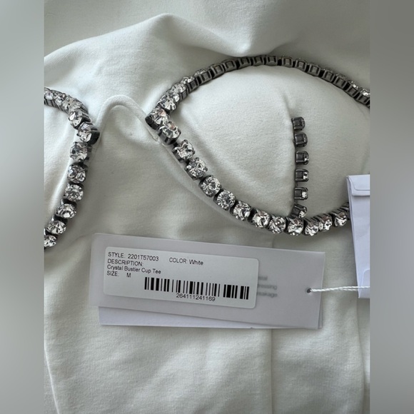 Area CRYSTAL BUSTIER CUP TEE - Picture 4 of 4